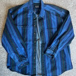 Multicolor Striped Casual Shirt